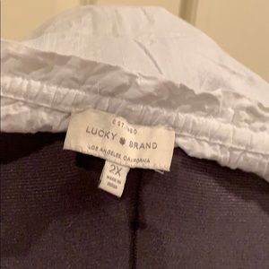 Lucky Brand Tops - Lucky Brand White Embroidered Top 2X Lucky Brand Tops - Lucky Brand White Embroidered Top 2X